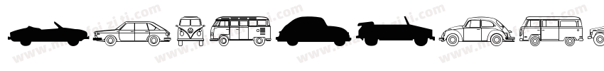 Volkswagen Serial Regular字体转换